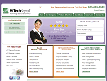 Tablet Screenshot of hitechpayroll.com